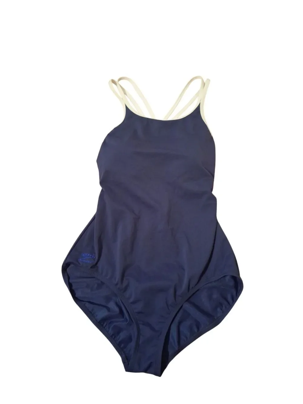 Speedo Navy One-Piece Swim Bodysuit